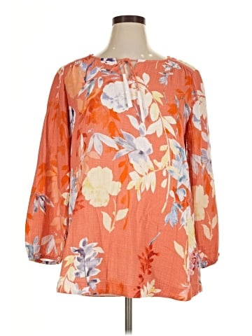 Soft Surroundings 3/4 Sleeve Blouse (view 1)