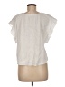 Just Living White Short Sleeve Blouse Size M - photo 2