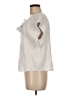Just Living White Short Sleeve Blouse Size M - photo 5