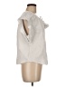 Just Living White Short Sleeve Blouse Size M - photo 4