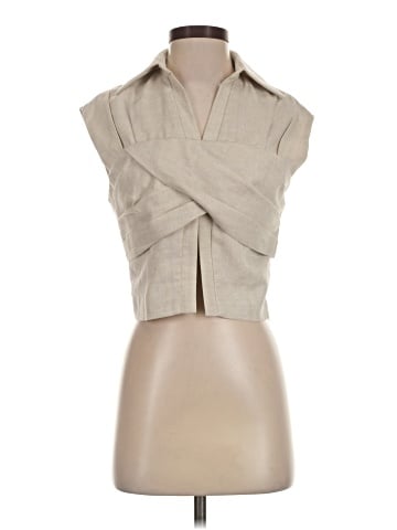 Commense Sleeveless Button-Down Shirt (view 1)