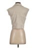 Commense Tan Sleeveless Button-Down Shirt Size S - photo 2