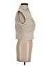 Commense Tan Sleeveless Button-Down Shirt Size S - photo 4