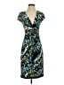 BCBGMAXAZRIA Print Teal Cocktail Dress Size XXS - photo 1