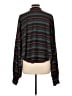 Free People Stripes Green Pullover Sweater Size L - photo 2