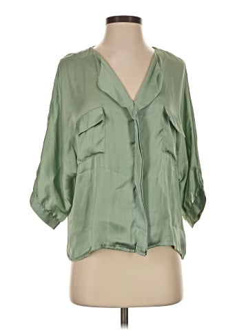 Timing 3/4 Sleeve Blouse (view 1)