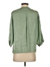 Timing 100% Polyester Green 3/4 Sleeve Blouse Size S - photo 2