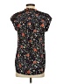 Daniel Rainn 100% Polyester Floral Black Short Sleeve Blouse Size XS - photo 2