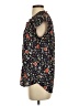 Daniel Rainn 100% Polyester Floral Black Short Sleeve Blouse Size XS - photo 5