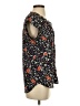 Daniel Rainn 100% Polyester Floral Black Short Sleeve Blouse Size XS - photo 4