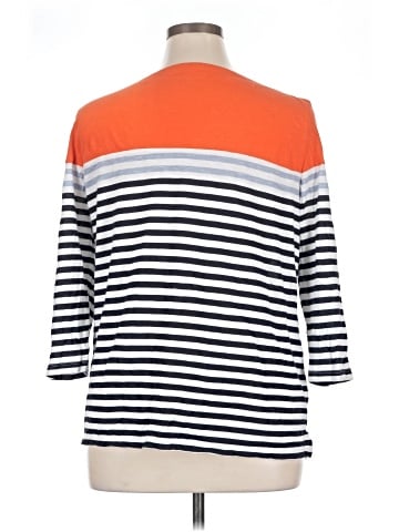 Ann Taylor LOFT Outlet 3/4 Sleeve T-Shirt (view 2)