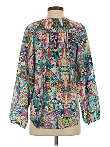 Yumi Kim Long Sleeve Silk Top (view 2)