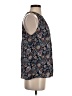 Lucy & Laurel Blue Sleeveless Blouse Size S - photo 4