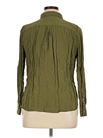 Madewell Crinkled Button-Up Shirt (view 2)