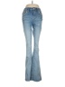 Sexy Couture Hearts Blue Jeans Size 7 - photo 1