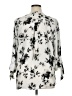 West Kei 100% Polyester Silver 3/4 Sleeve Blouse Size XL - photo 2
