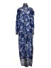 Assorted Brands 100% Polyester Paisley Blue Casual Dress Size EU 36 / US 6 - photo 1