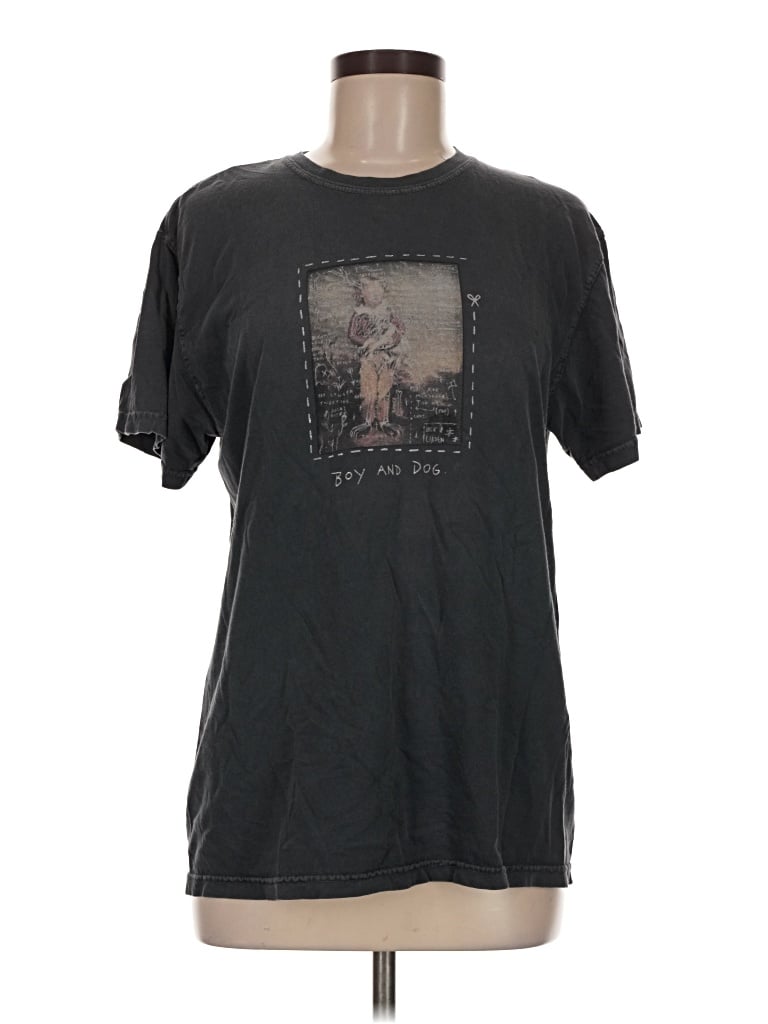 Pre-owned Assorted Brands Short Sleeve T-shirt In Black