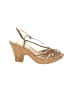 Nine & Company Tropical Tan Wedges Size 10 - photo 1