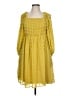 Listicle 100% Polyester Yellow Casual Dress Size L - photo 1