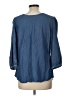 Ann Taylor Blue 3/4 Sleeve Blouse Size 12 - photo 2