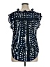 DKNY 100% Polyester Blue Sleeveless Blouse Size XL - photo 2