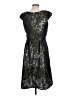 Sangria 100% Polyester Paisley Black Green Cocktail Dress Size 14 - photo 2