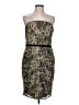 Sam Edelman Paisley Gold Cocktail Dress Size 14 - photo 1