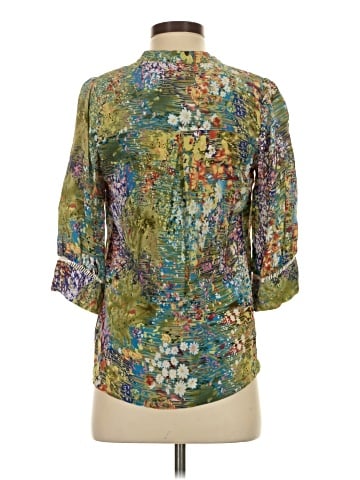 Dolan 3/4 Sleeve Silk Top (view 2)