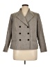 Le Suit Chevron-herringbone Gray Blazer Size 14 Petite - photo 1