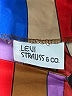 Levi's Stripes Brown Purple 3/4 Sleeve Blouse Size L (estimated) - photo 7