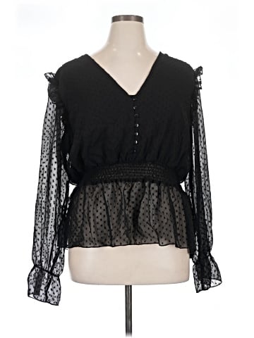Boohoo Long Sleeve Blouse (view 1)