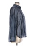 Bailey 44 Polka Dots Gray Long Sleeve Blouse Size L - photo 4