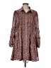 TCEC 100% Polyester Paisley Brown Casual Dress Size M - photo 1