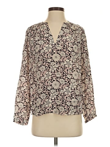 Rebecca Taylor 3/4 Sleeve Silk Top (view 1)