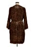 J.Crew Animal Print Brown Cocktail Dress Size 16 - photo 2
