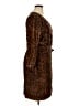 J.Crew Animal Print Brown Cocktail Dress Size 16 - photo 4