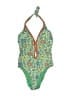 Rhode Paisley Green One Piece Swimsuit Size M - photo 1