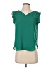 Versona 100% Polyester Green Sleeveless Blouse Size XS - photo 1