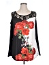 Rose Gal Black Sleeveless Blouse Size 16 - photo 1