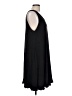 Ninety Solid Black Casual Dress Size L - photo 4