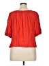 Sanctuary 100% Rayon Orange Short Sleeve Blouse Size XL - photo 2