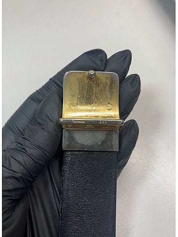 Yves Saint Laurent Vintage Reversible Belt (view 2)