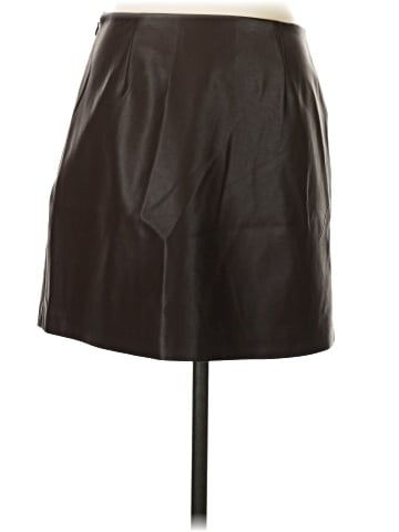 LE BOP Faux Leather Skirt (view 2)