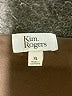 Kim Rogers Animal Print Brown 3/4 Sleeve Blouse Size XL - photo 7