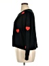Jane and Delancey Hearts Black Pullover Sweater Size XL - photo 5