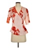 Ted Baker London 100% Polyester Pink Short Sleeve Blouse Size 4 (1) - photo 1