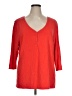 Assorted Brands Red 3/4 Sleeve T-Shirt Size XL - photo 1