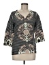 Before+Again Gray 3/4 Sleeve Top Size M - photo 1