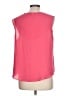 MNG 100% Polyester Pink Sleeveless Blouse Size 10 - photo 2